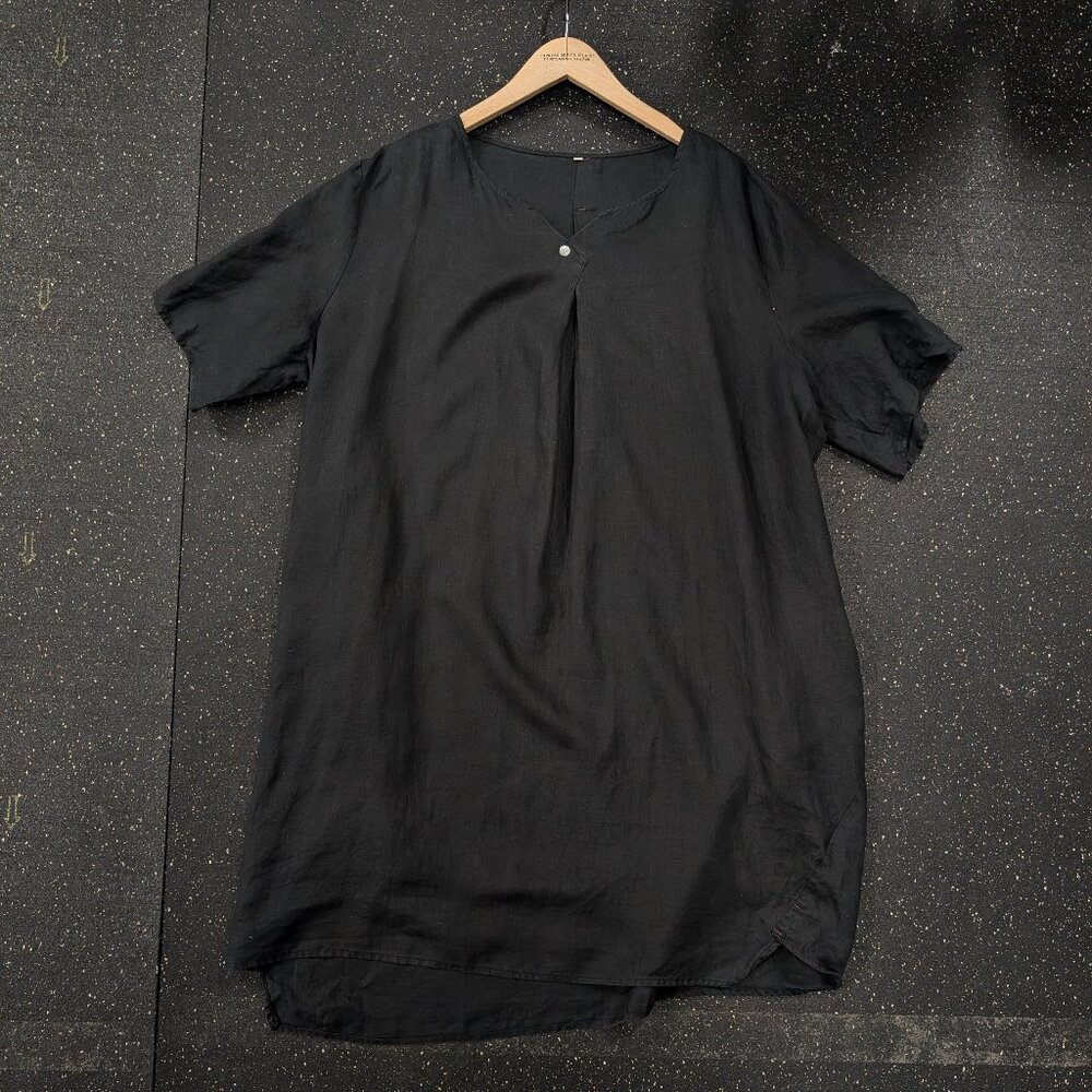 Mordenmiss Linen Cotton Boho Dress